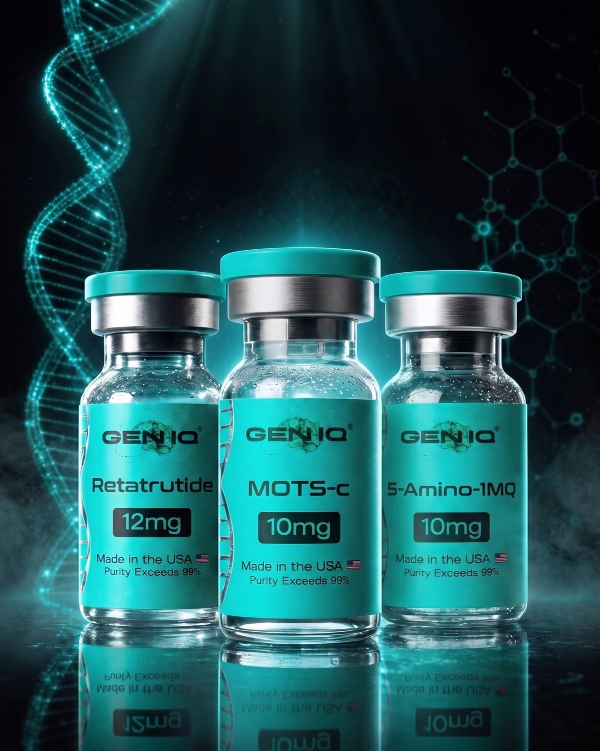 Metabolic Stack — Retatrutide, MOTS-c, 5-Amino-1MQ
